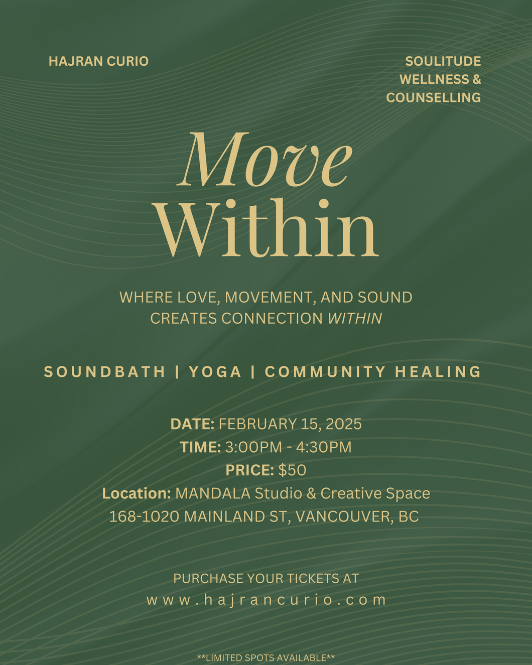 'Move Within' - Event Admission